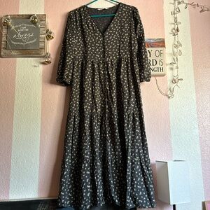 Midi Button Down Dress